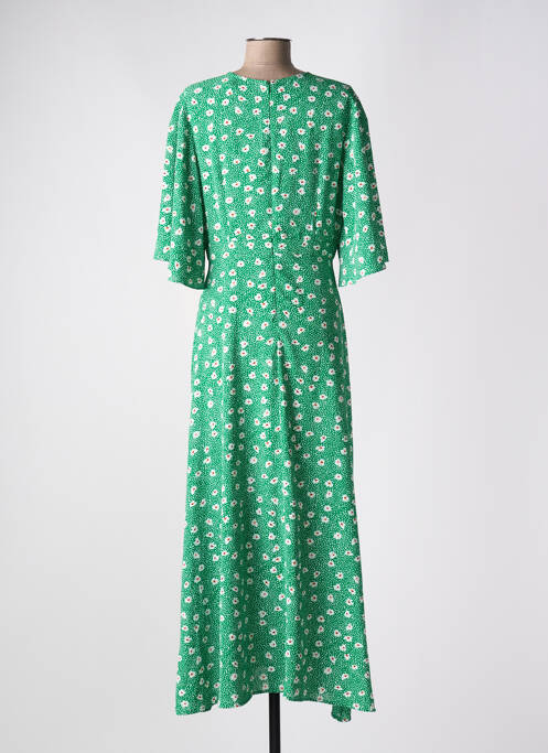 Robe longue vert TRAFFIC PEOPLE pour femme