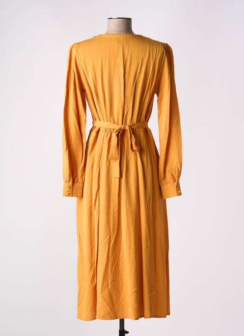 Robe mi-longue jaune MADEMOISELLE YEYE pour femme