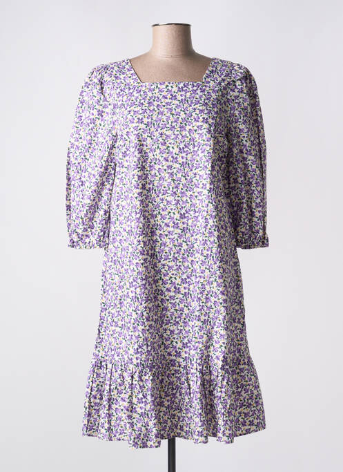 Robe mi-longue violet NUMPH pour femme