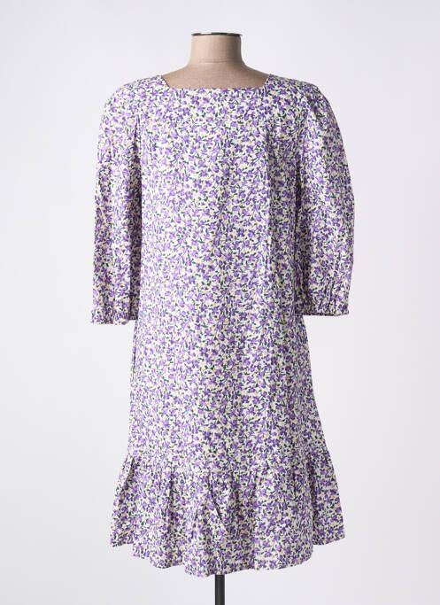Robe mi-longue violet NUMPH pour femme