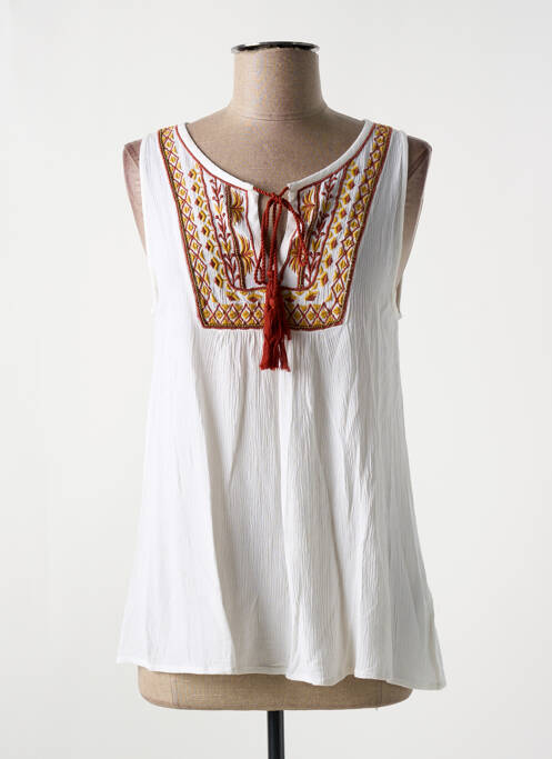 Débardeur blanc LOSAN pour femme