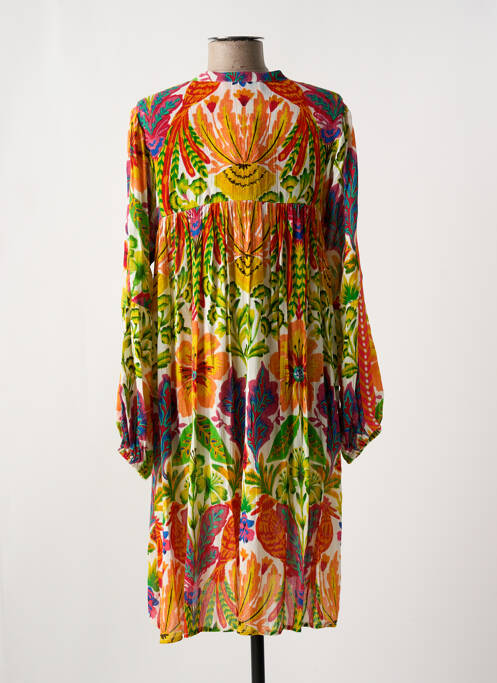 Robe mi-longue jaune DERHY femme