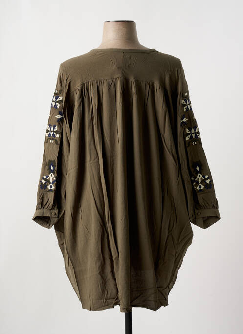 Robe mi-longue vert ADORE pour femme