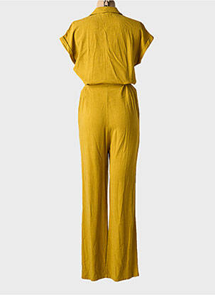 Combi-pantalon poches manches courtes jaune KING LOUIE femme