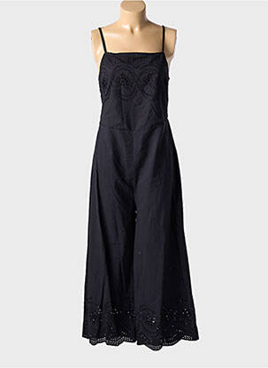 Combi-pantalon fines bretelles fines bretelles noir LOSAN femme