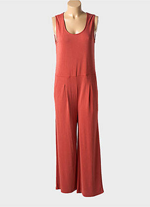 Combi-pantalon coupe fluide sans manche orange LOSAN femme