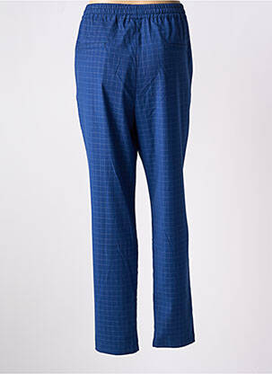 Pantalon droit stretch taille haute bleu NUMPH femme