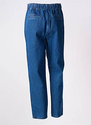 Jean coupe mom tissage brut taille haute bleu NUMPH femme