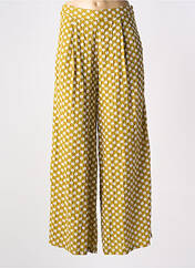 Pantalon large vert TRAFFIC PEOPLE pour femme seconde vue