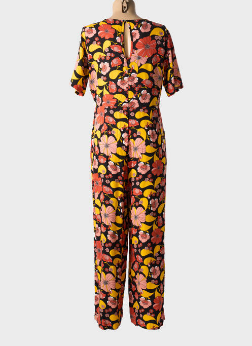 Combi-pantalon poches manches courtes orange MADEMOISELLE YEYE femme