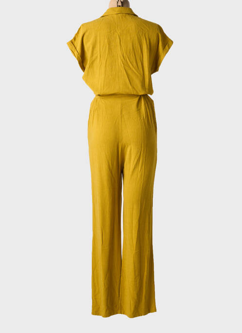 Combi-pantalon fermeture boutonnée sur le devant manches courtes jaune KING LOUIE femme