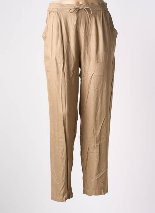 Pantalon droit beige LOSAN pour femme