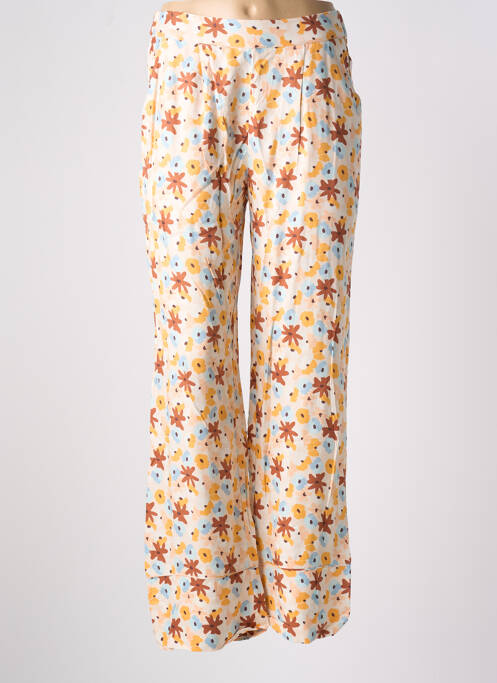 Pantalon large beige COMPAÑIA FANTASTICA pour femme