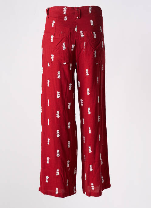 Pantalon large rouge LOSAN pour femme