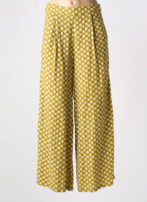 Pantalon large vert TRAFFIC PEOPLE pour femme