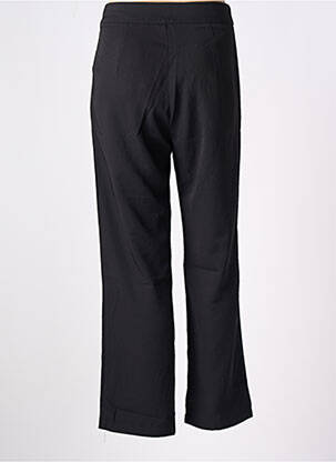 Pantalon droit stretch taille haute noir CHERRY PARIS femme