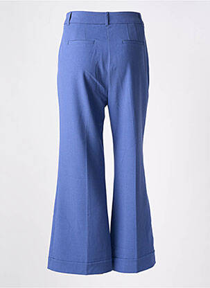 Pantalon flare stretch taille haute bleu KING LOUIE femme