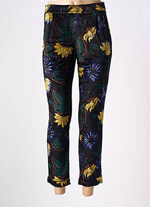 Pantalon 7/8 taille à pinces taille normale noir KING LOUIE femme