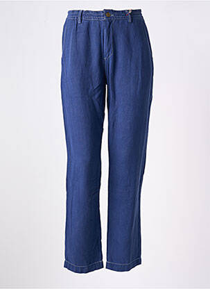 Pantalon droit taille haute taille haute bleu RED LEGEND femme