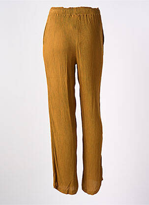 Pantalon droit taille haute taille haute marron LES TROPEZIENNES PAR M.BELARBI femme