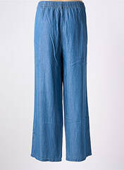 Pantalon large bleu LOSAN pour femme seconde vue