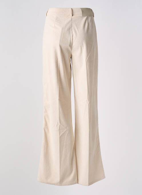 Pantalon large beige COMPAÑIA FANTASTICA pour femme