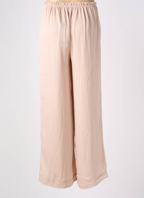 Pantalon large beige clair GARDEN  pour femme