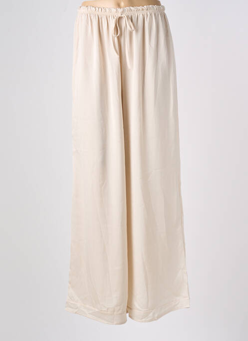 Pantalon large beige GARDEN  pour femme