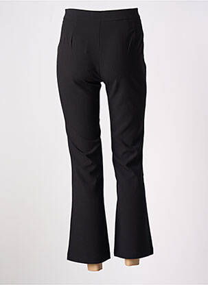 Pantalon 7/8 taille haute taille haute noir LOSAN femme
