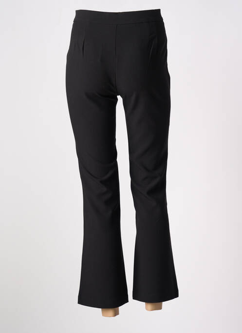 Pantalon 7/8 taille haute taille haute noir LOSAN femme