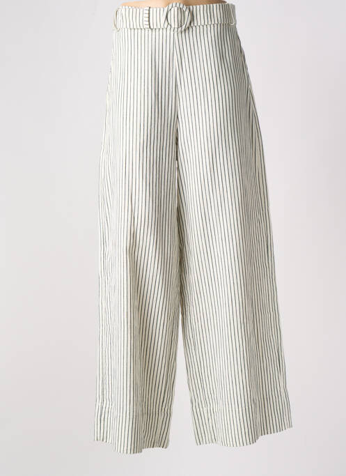 Pantalon large beige MADEMOISELLE YEYE pour femme