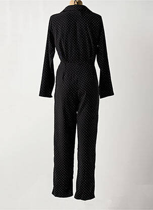 Combi-pantalon coupe cintrée manches longues noir KILKY femme