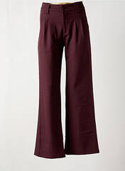 Pantalon flare rouge PEACE N'LOVE pour femme seconde vue