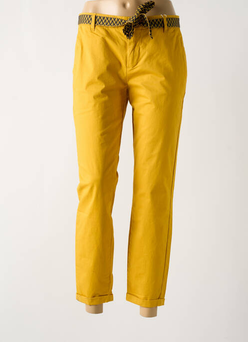 Pantalon chino jaune ONLY pour femme