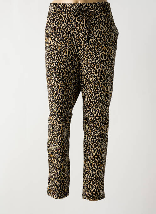 Pantalon droit beige ONLY CARMAKOMA pour femme