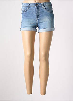 Short tissage denim taille normale bleu LOSAN femme