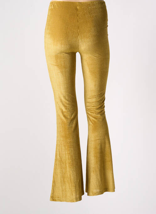 Pantalon flare jaune COMPAÑIA FANTASTICA pour femme