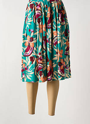 Jupe mi-longue taille normale vert KING LOUIE femme