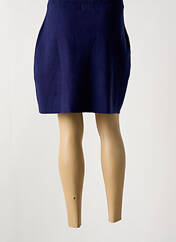 Jupe courte bleu CALIE pour femme seconde vue