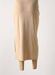 Jupe longue beige CALIE pour femme seconde vue
