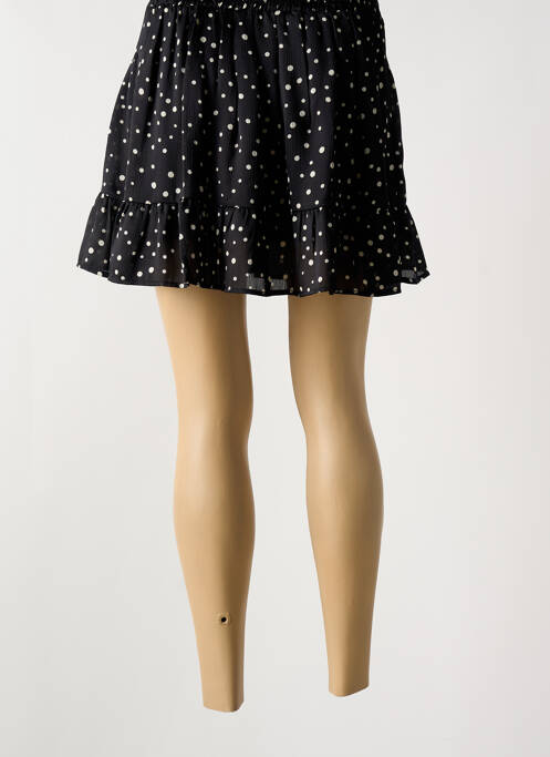 Jupe courte taille élastique noir TRAFFIC PEOPLE femme