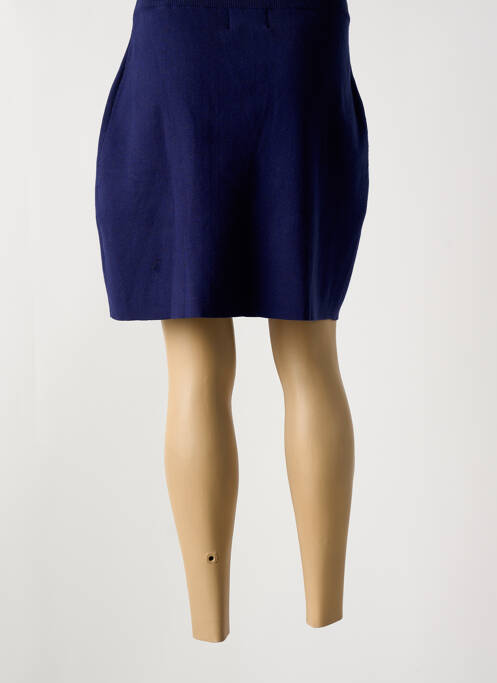 Jupe courte bleu CALIE pour femme