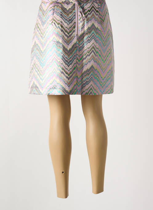 Jupe courte violet NUMPH pour femme