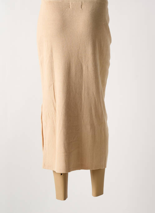 Jupe longue beige CALIE pour femme