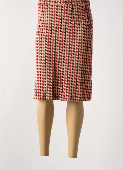 Jupe mi-longue beige MADEMOISELLE YEYE pour femme