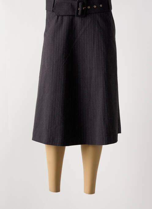 Jupe mi-longue gris NUMPH pour femme