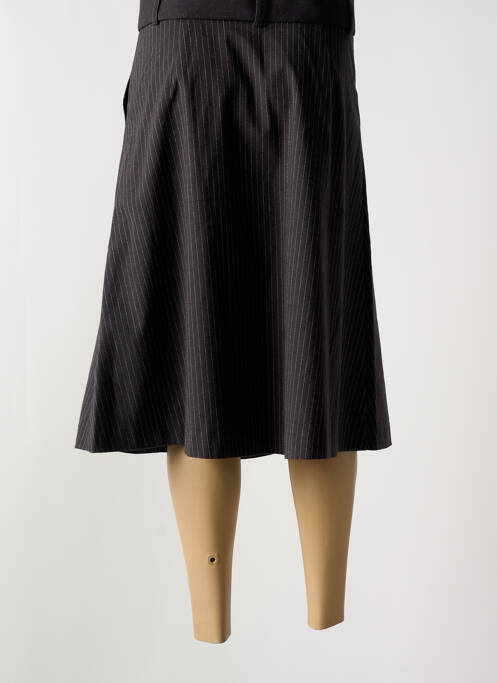 Jupe mi-longue gris NUMPH femme