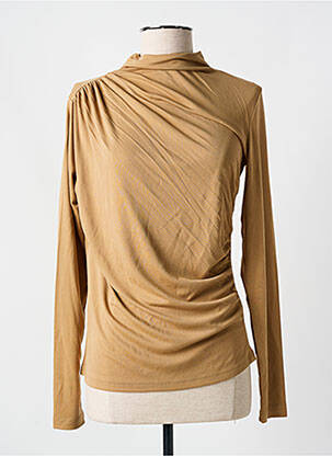 T-shirt manches longues manches longues marron Y.A.S femme