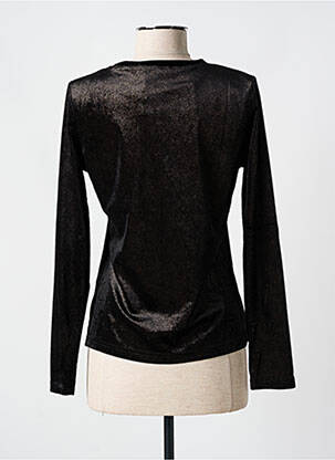 Top stretch manches longues noir CERISE BLUE femme