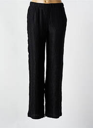Pantalon droit tissage crêpe taille normale noir Y.A.S femme